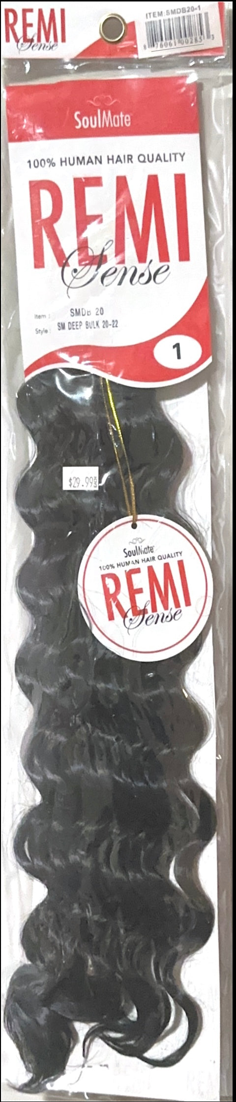 remi sense deep bulk human hair 20"