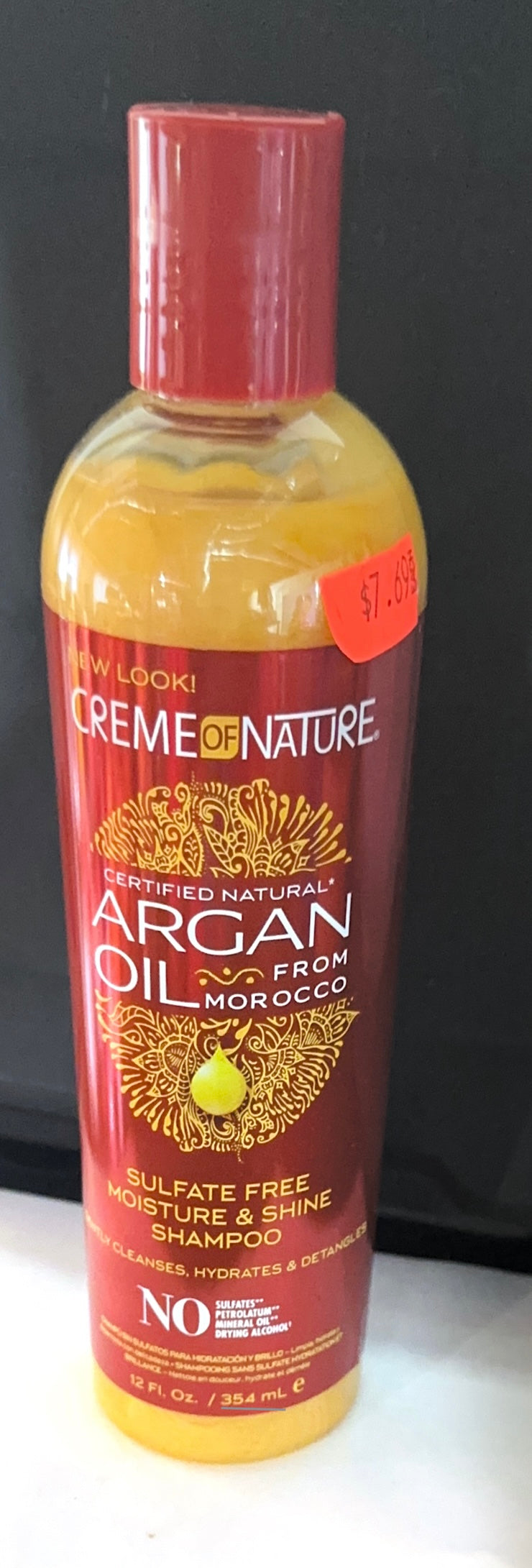 creme of nature argan oil shampoo