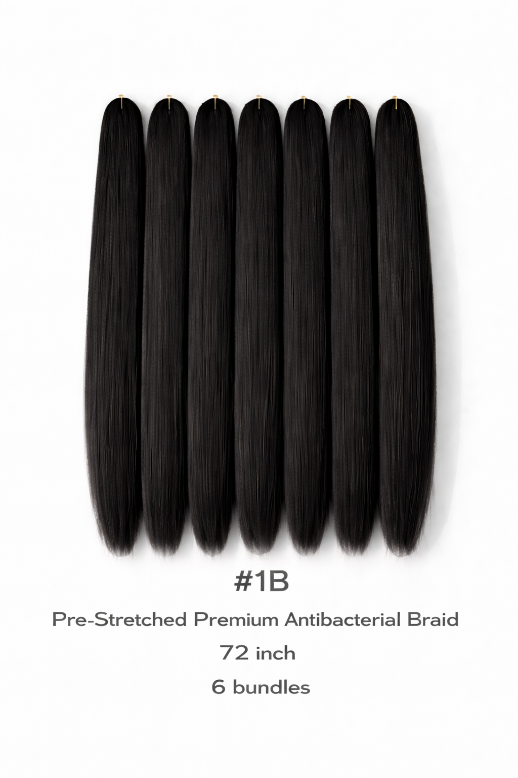 6X Bundle Xpression pre-streched 58"