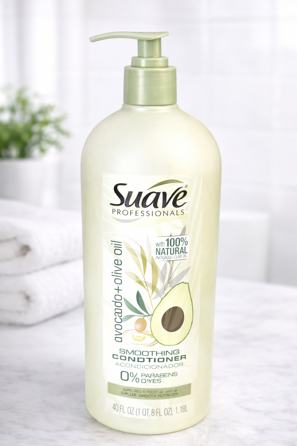 Suave avocado + olive oil conditioner
