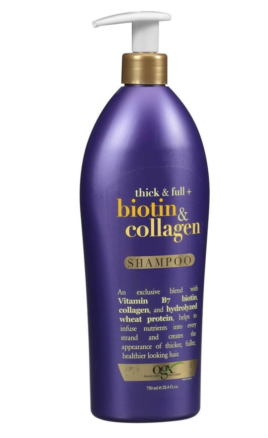 Biotin and collagen shampoo