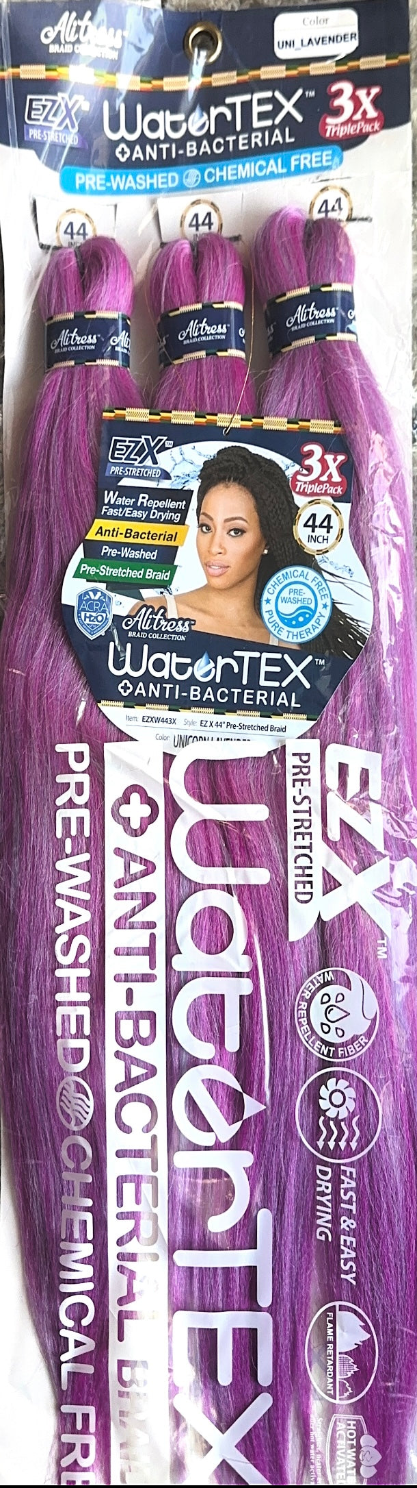 3X triple pack watertex + Anti- Bacterial 44"