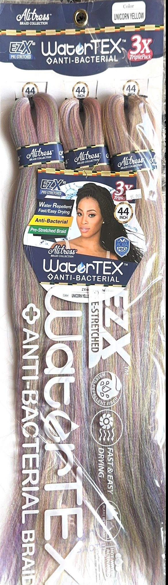 3X triple pack watertex + Anti- Bacterial 44"