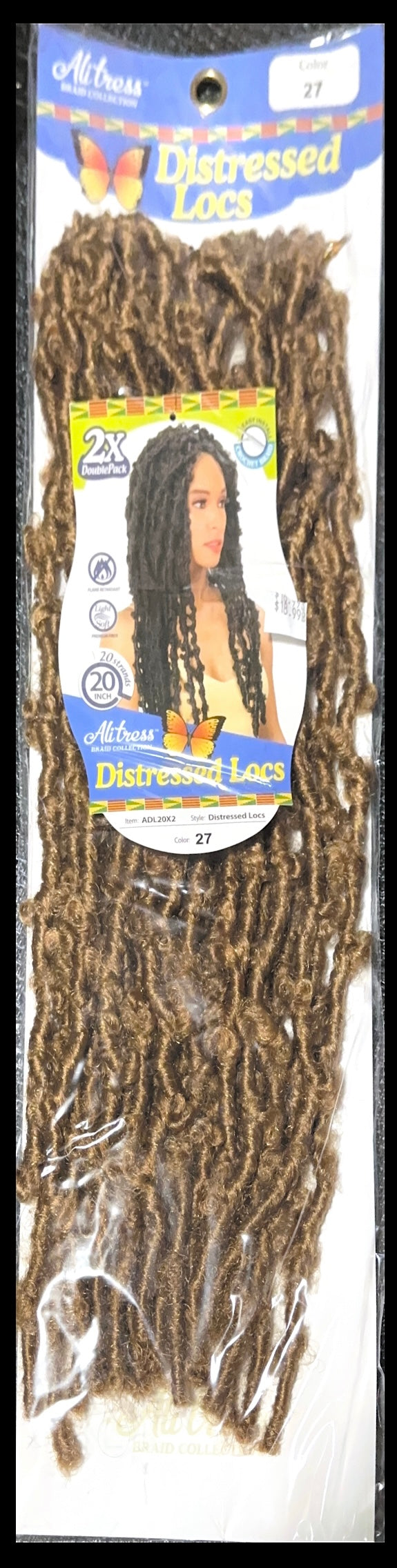 Distressed locs 20” 2bundle pack