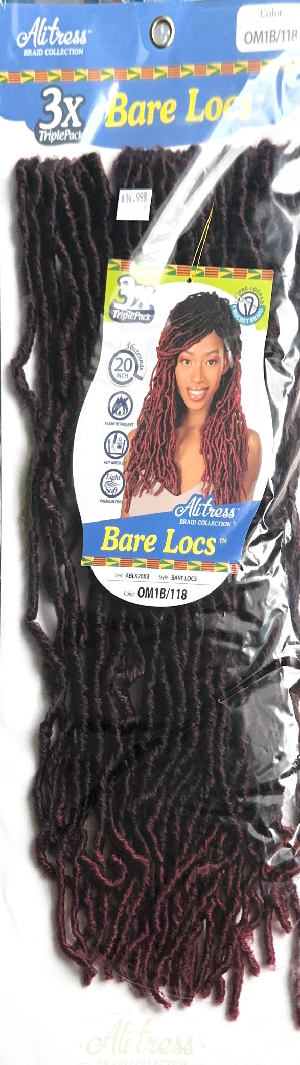20” Soft locs 3X bundle