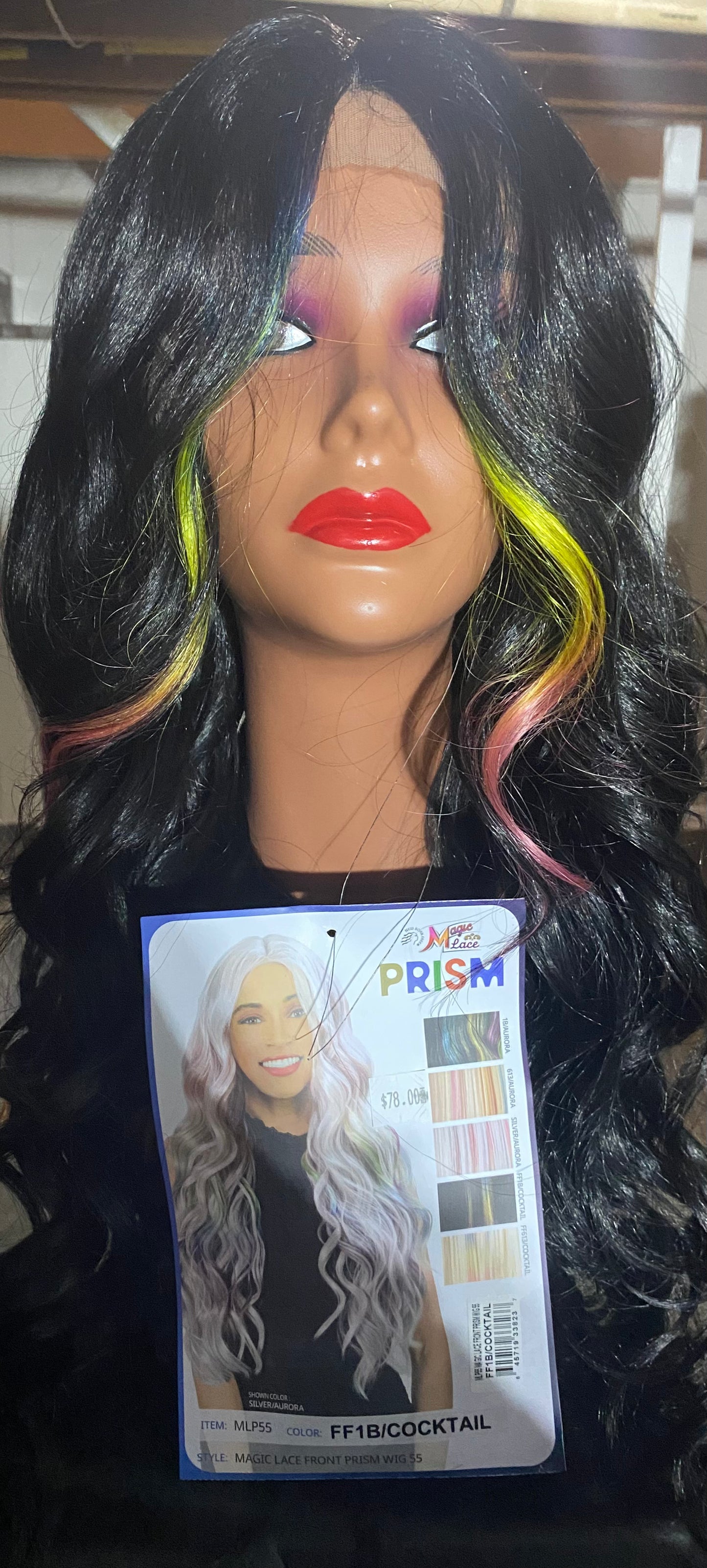 magic lace front prism wig 55