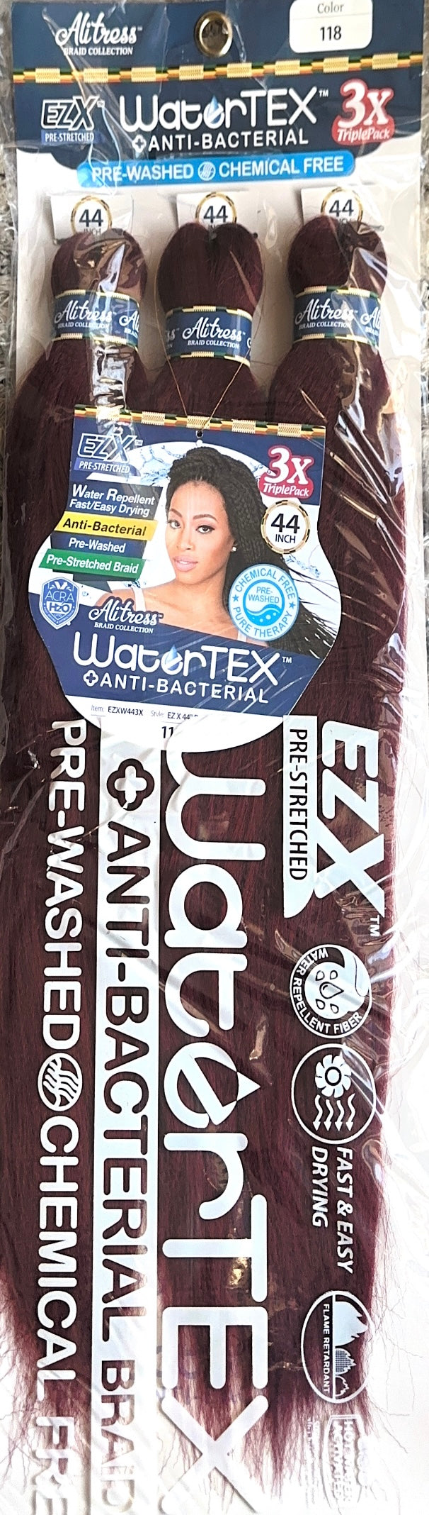 3X triple pack watertex + Anti- Bacterial 44"