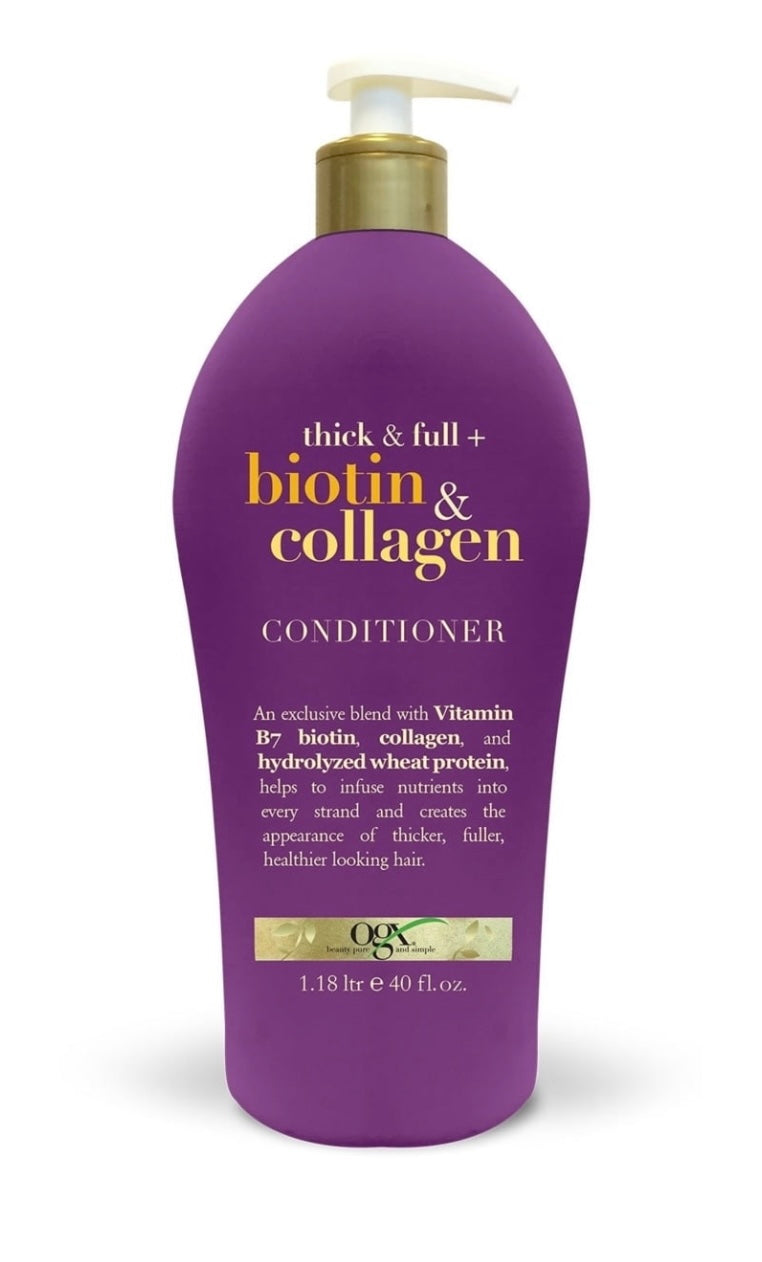 Biotin and collagen conditioner