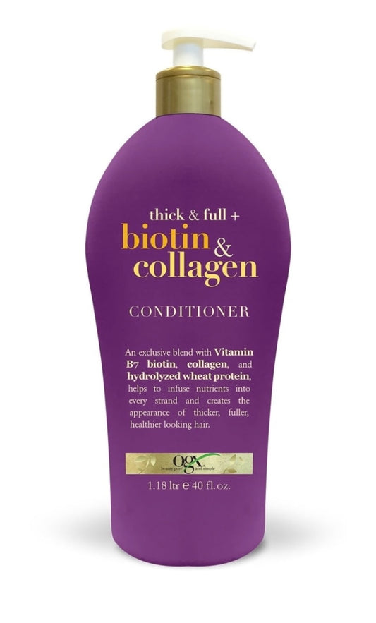 Biotin and collagen conditioner