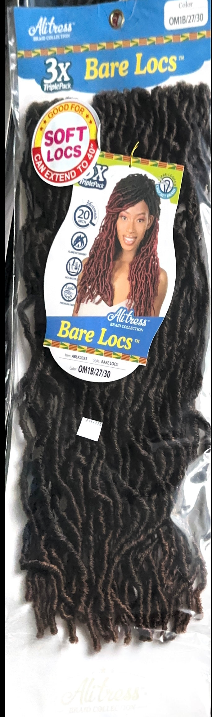 20” Soft locs 3X bundle