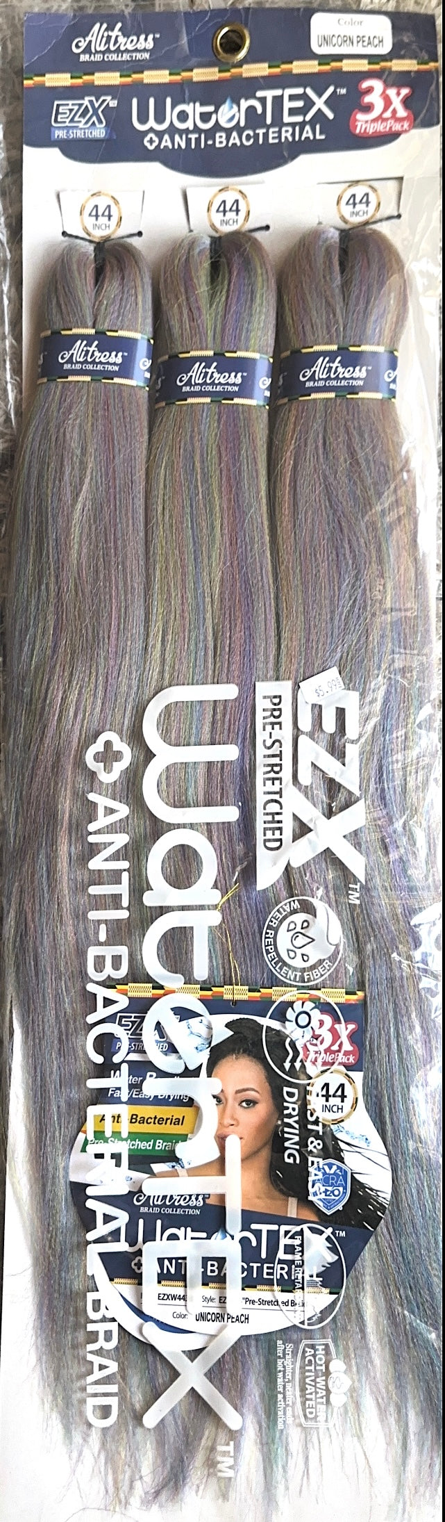 3X triple pack watertex + Anti- Bacterial 44"