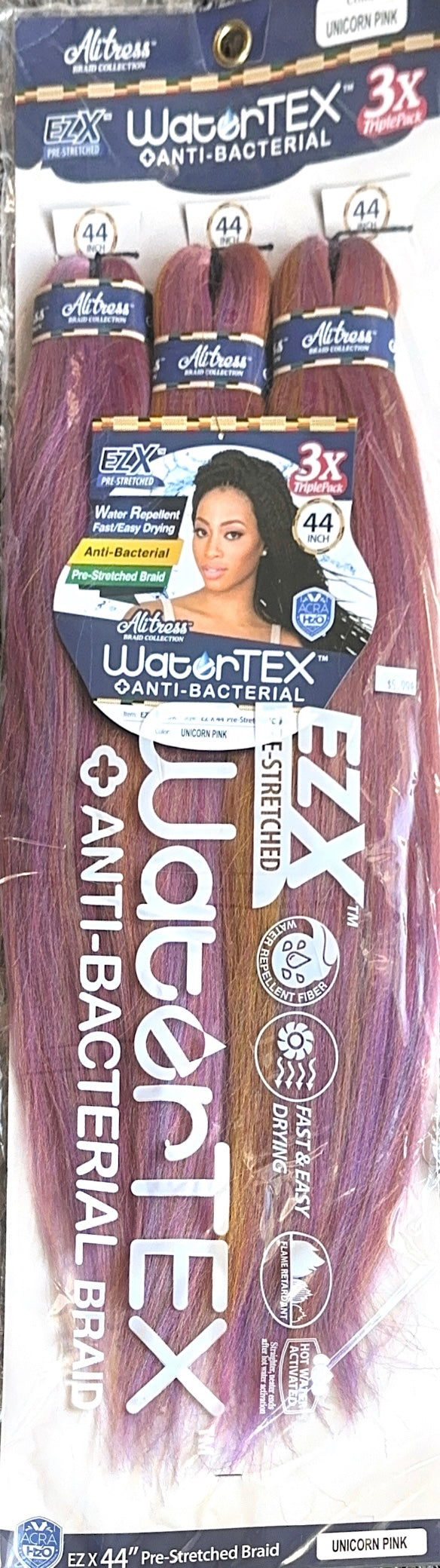 3X triple pack watertex + Anti- Bacterial 44"