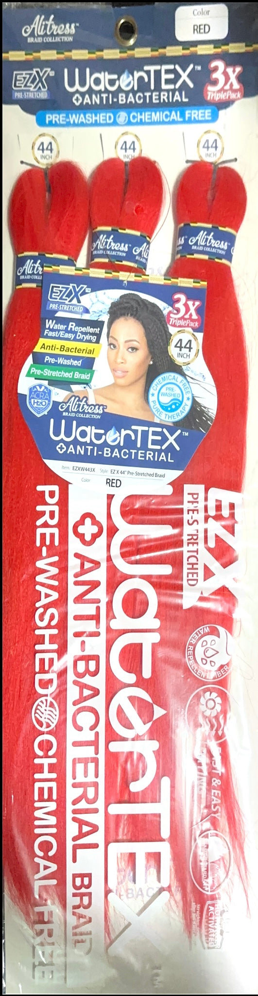 3X triple pack watertex + Anti- Bacterial 44"