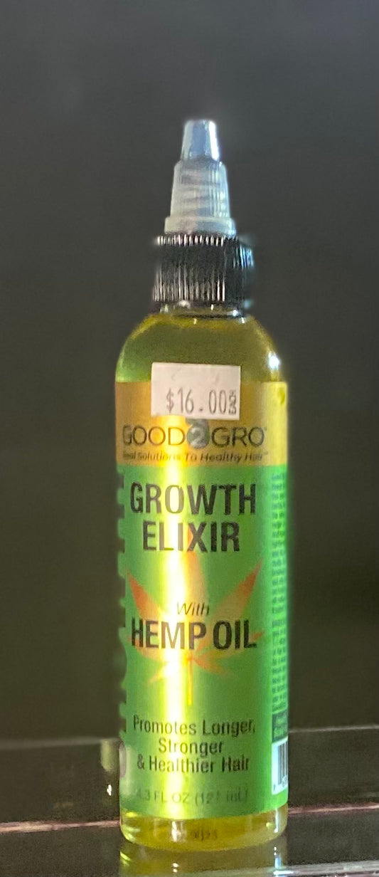 Good2Gro growth elixir with hemp oil