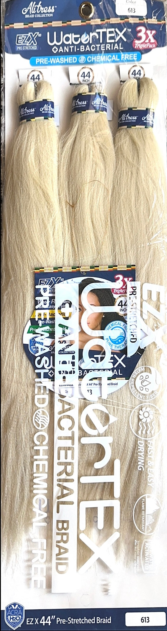 3X triple pack watertex + Anti- Bacterial 44"