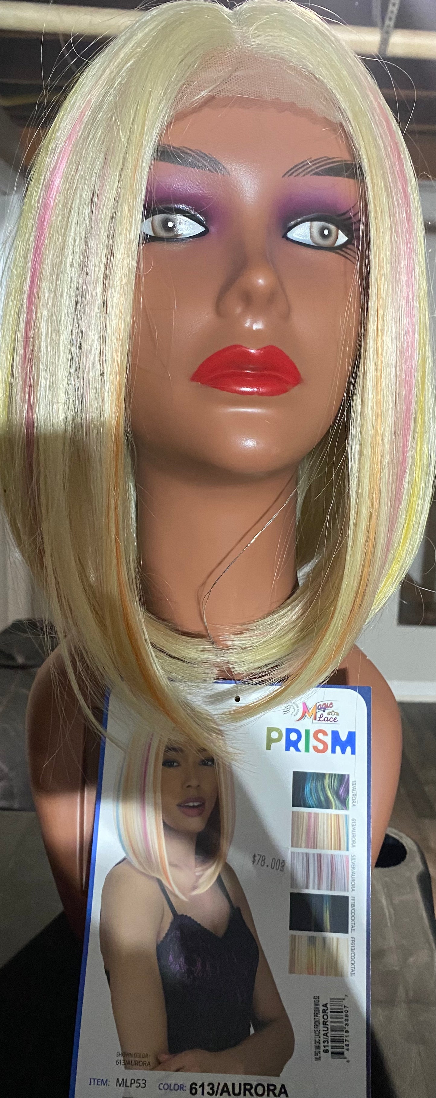 magic lace front prism wig bob