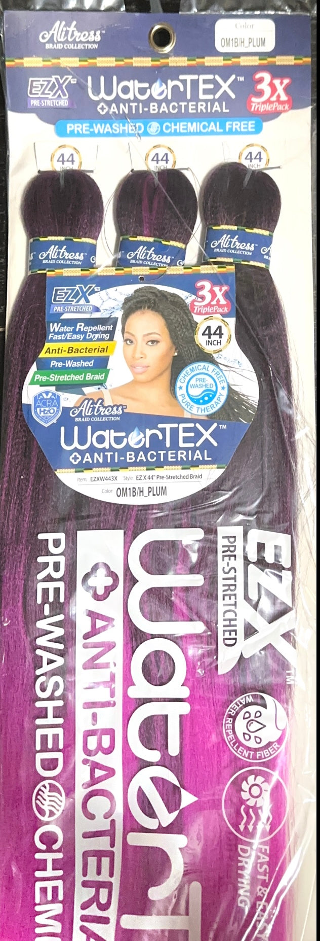 3X triple pack watertex + Anti- Bacterial 44"