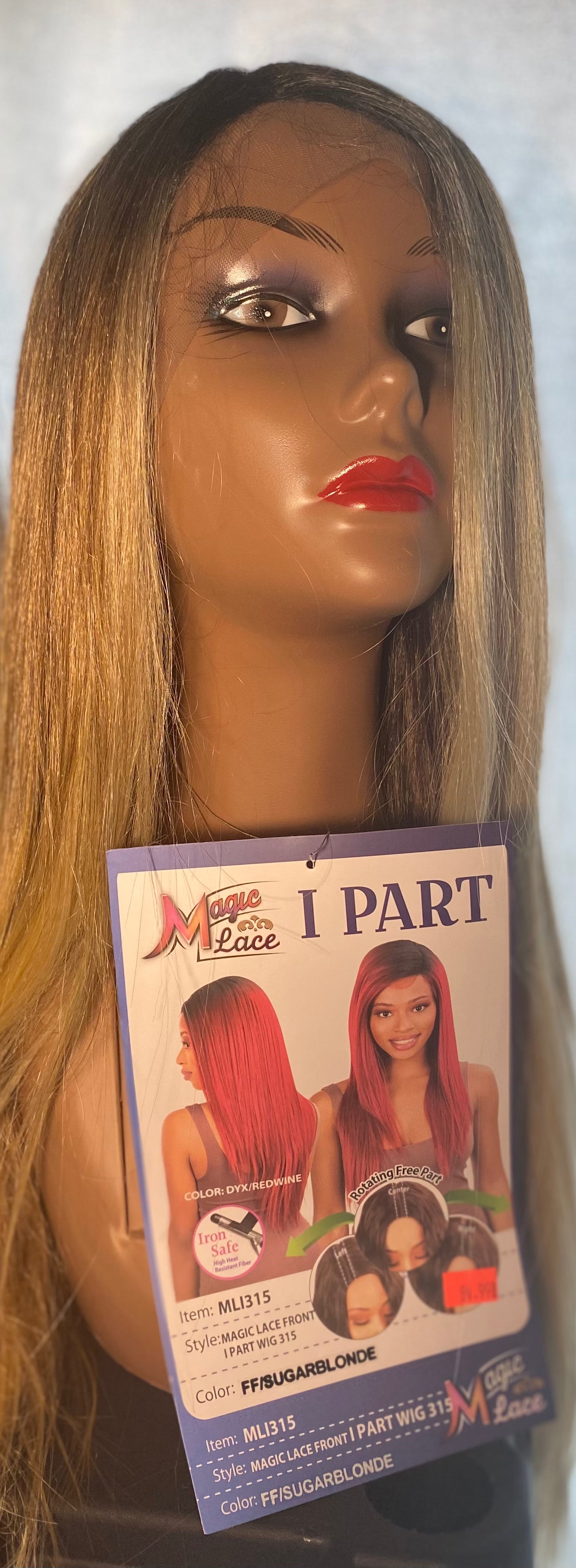 magic lace front I part wig