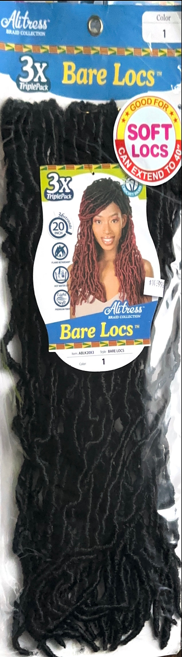20” Soft locs 3X bundle