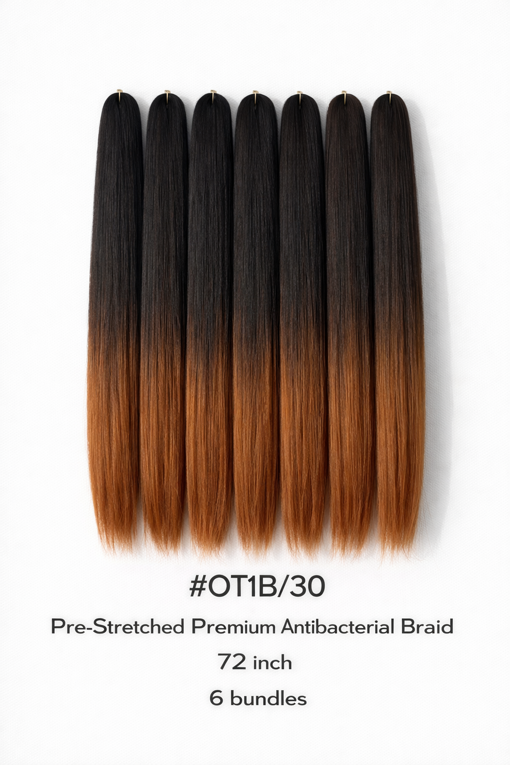 #6 bundle braiding hair