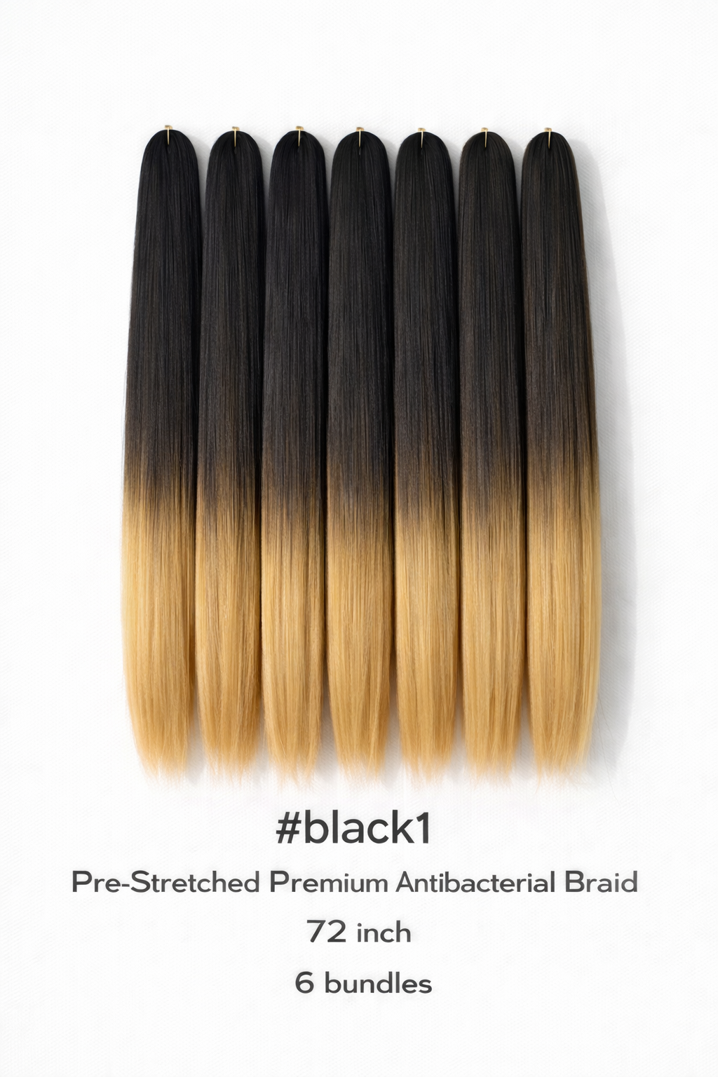 #6 bundle braiding hair