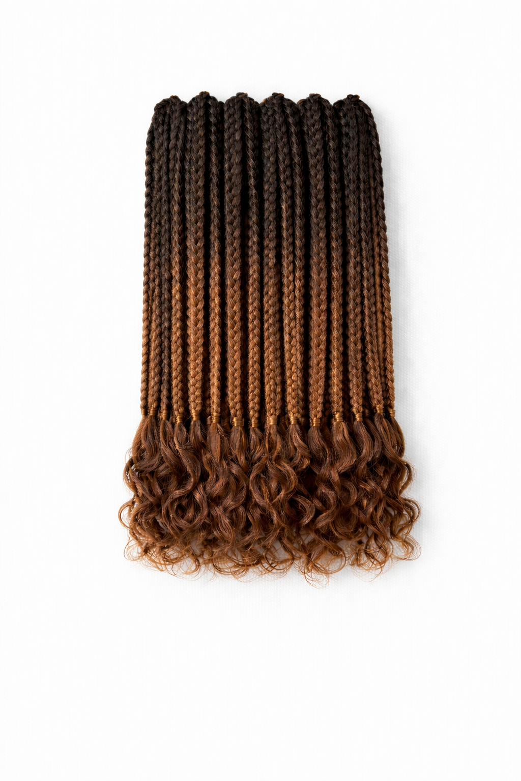 Trenza de caja de 20" con onda suelta 3X