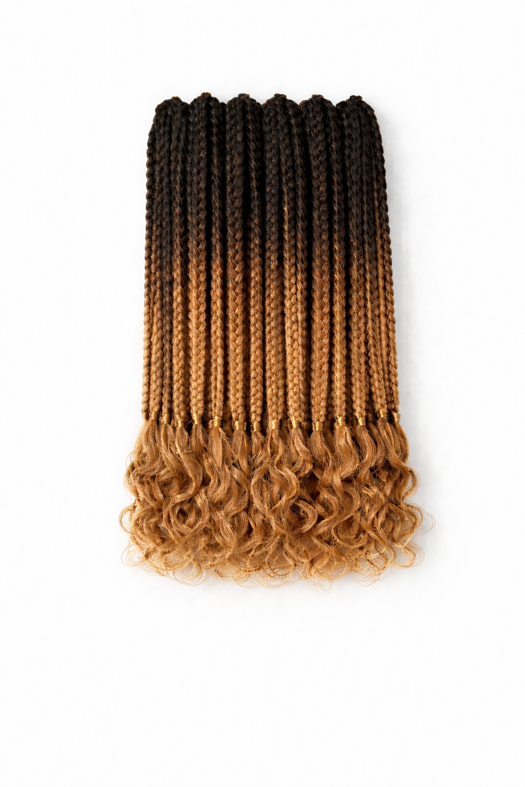 Trenza de caja de 20" con onda suelta 3X