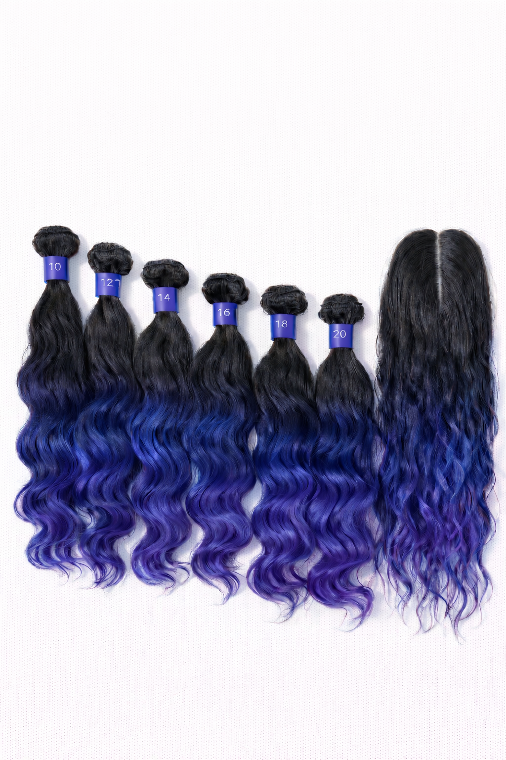 Remi touch Brazilian 100% human hair quality natural wave with top closure and bangs