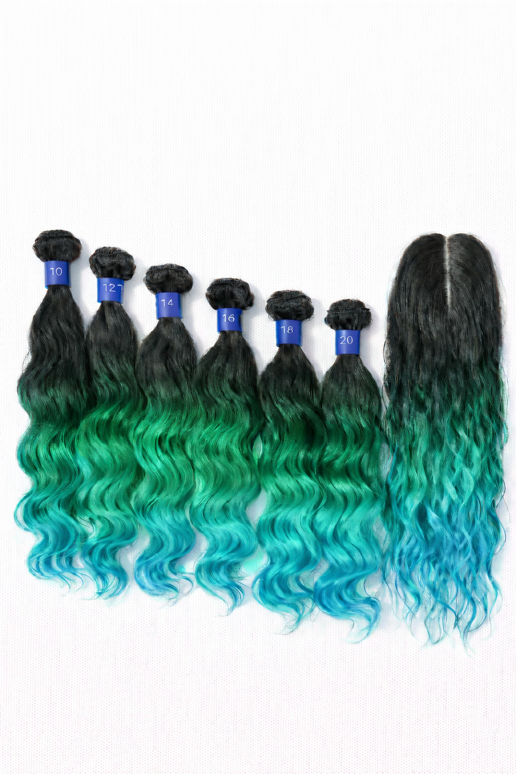 Remi touch Brazilian 100% human hair quality natural wave with top closure and bangs