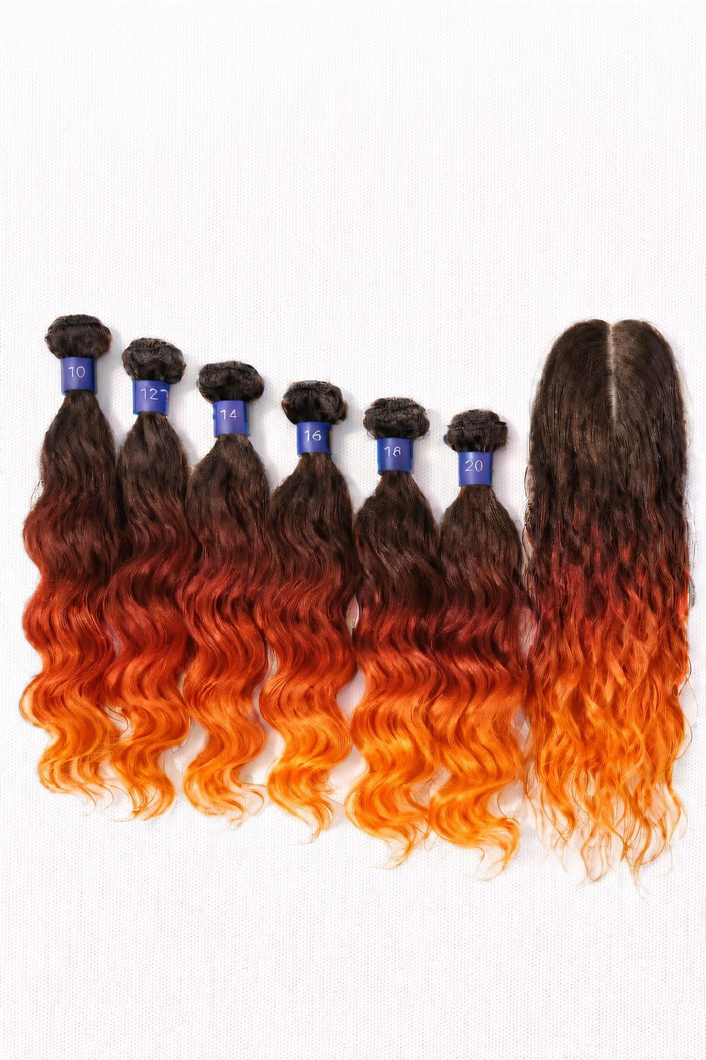 Remi touch Brazilian 100% human hair quality natural wave with top closure and bangs