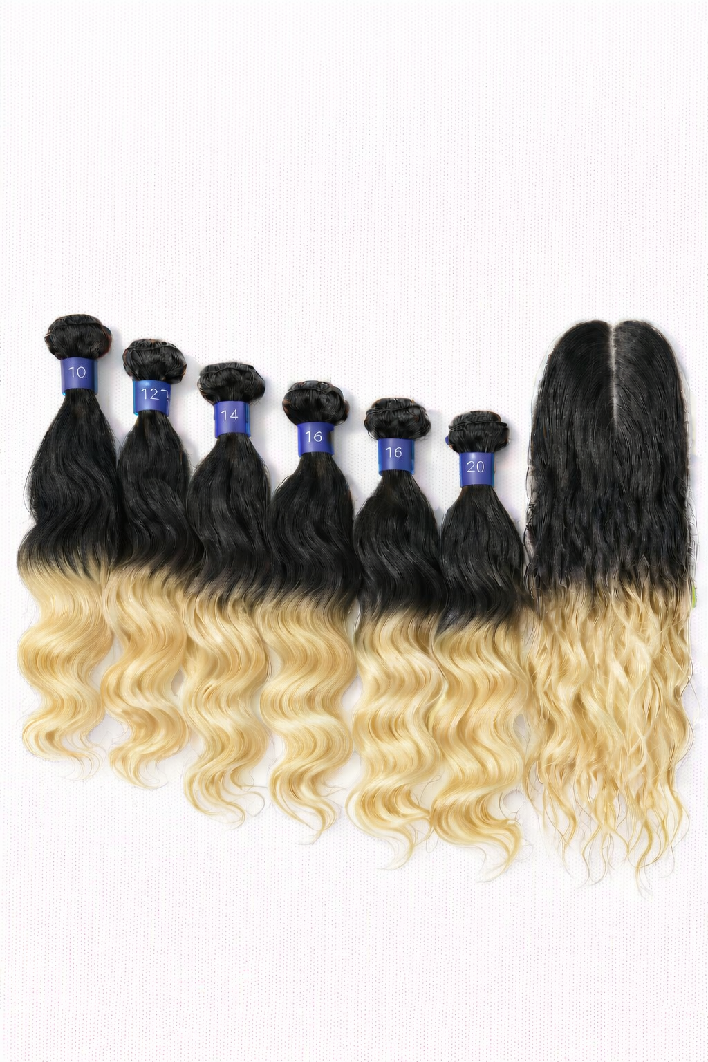 Remi touch Brazilian 100% human hair quality natural wave with top closure and bangs