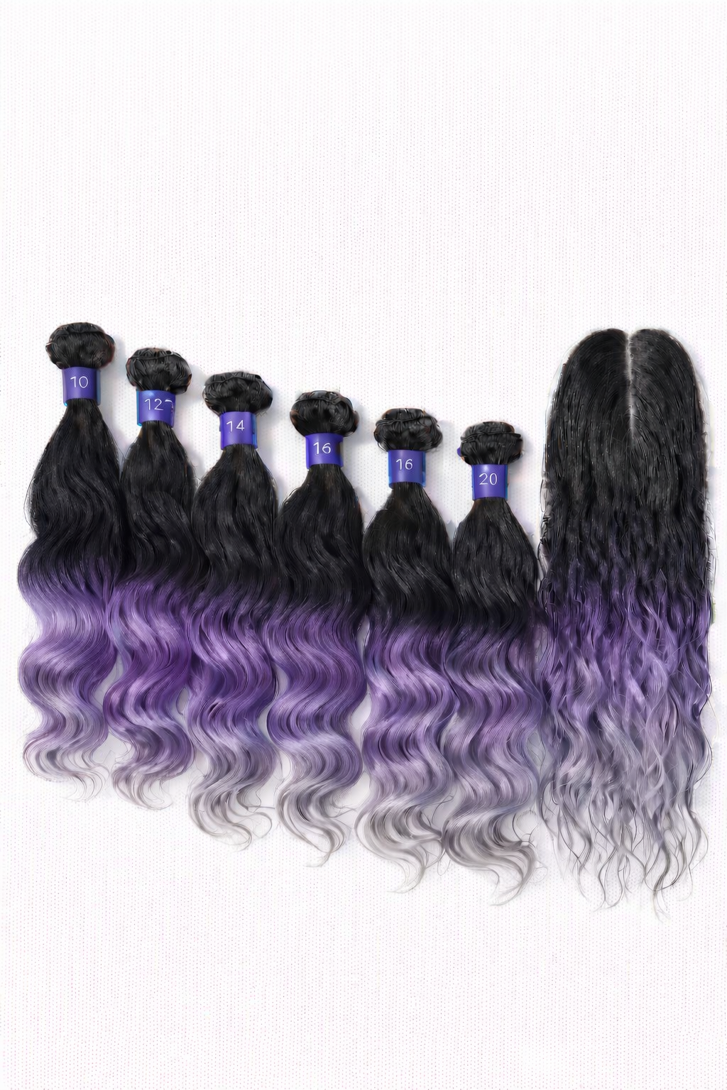 Remi touch Brazilian 100% human hair quality natural wave with top closure and bangs