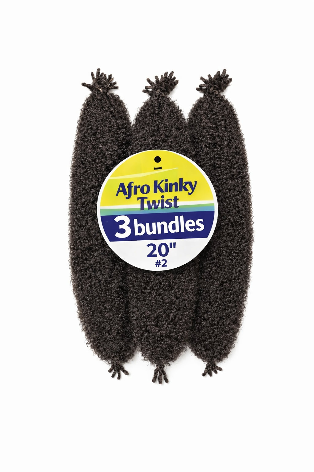 3X giro afro rizado 20”